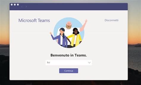teams accedi.